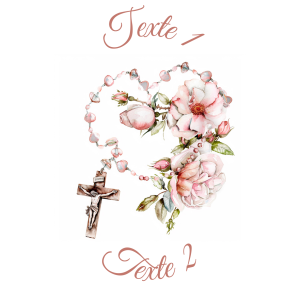 Sablé personnalisé chapelet 39