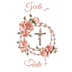 Sablé personnalisé chapelet 43