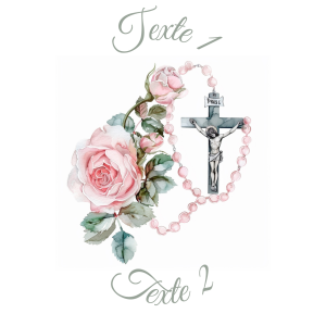 Sablé personnalisé chapelet 44