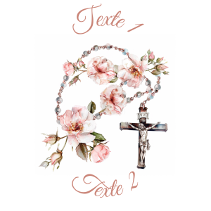 Sablé personnalisé chapelet 45