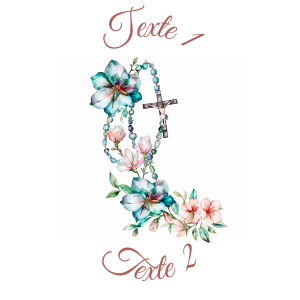 Sablé personnalisé chapelet 46