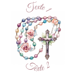 Sablé personnalisé chapelet 47