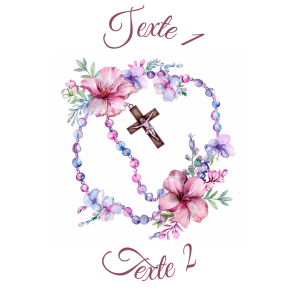 Sablé personnalisé chapelet 48