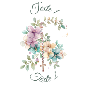 Sablé personnalisé chapelet 52