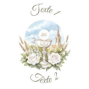 Sablé personnalisé communion 41