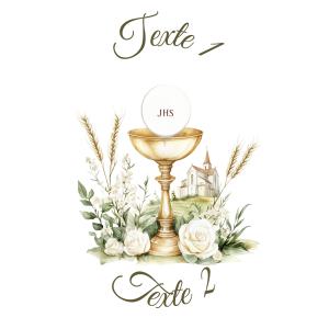 Sablé personnalisé communion 43