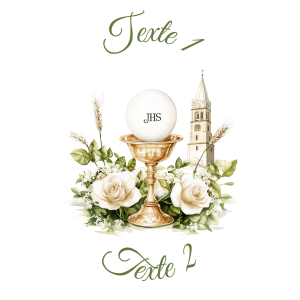 Sablé personnalisé communion 44