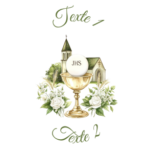 Sablé personnalisé communion 46