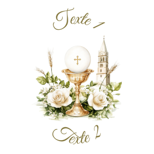 Sablé personnalisé communion 47