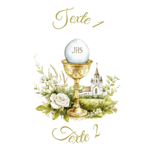 Sablé personnalisé communion 48