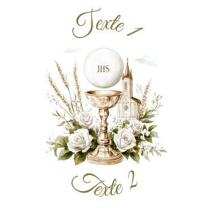Sablé personnalisé communion 50