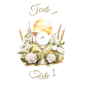 Sablé personnalisé communion 52