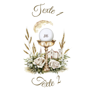 Sablé personnalisé communion 54