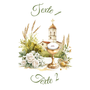 Sablé personnalisé communion 56