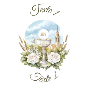 Sablé personnalisé communion 58