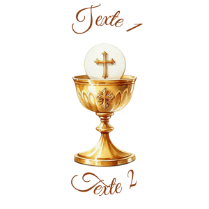 Sablé personnalisé communion 60