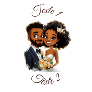 Sablé personnalisé mariage couple 29