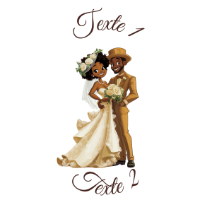 Sablé personnalisé mariage couple 30