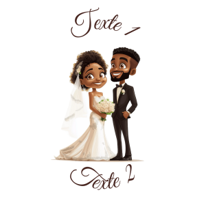 Sablé personnalisé mariage couple 34