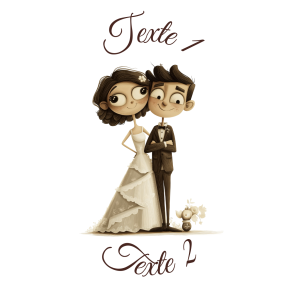 Sablé personnalisé mariage couple 36