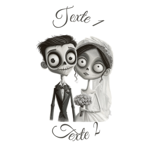 Sablé personnalisé mariage couple 55