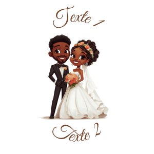 Sablé personnalisé mariage couple 59