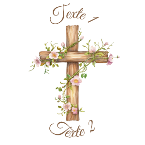 Sablé personnalisé croix 45