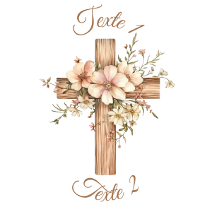 Sablé personnalisé croix 48