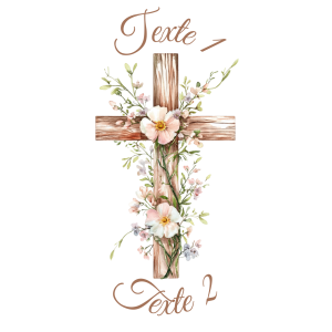 Sablé personnalisé croix 50