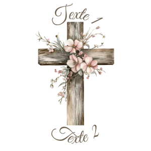 Sablé personnalisé croix 53