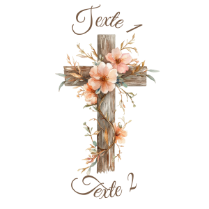 Sablé personnalisé croix 55