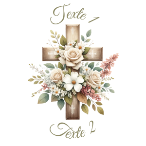 Sablé personnalisé croix 59