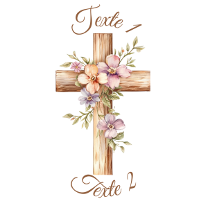 Sablé personnalisé croix 65