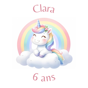 Sablé personnalisé Licorne 30