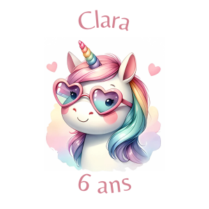 Sablé personnalisé Licorne 31