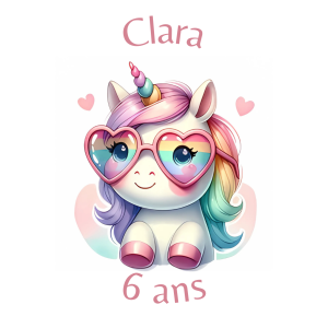 Sablé personnalisé Licorne 33
