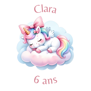 Sablé personnalisé Licorne 35