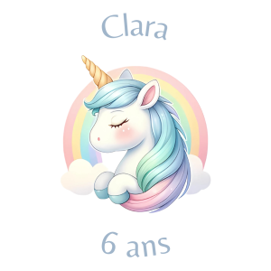 Sablé personnalisé Licorne 36