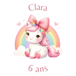 Sablé personnalisé Licorne 37