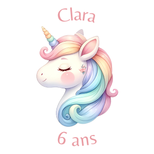 Sablé personnalisé Licorne 38