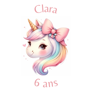 Sablé personnalisé Licorne 45