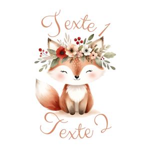 Sablé personnalisé renard 29