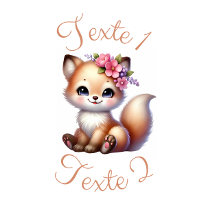 Sablé personnalisé renard 31