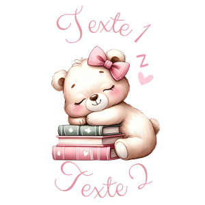 Sablé personnalisé ourson fille 29