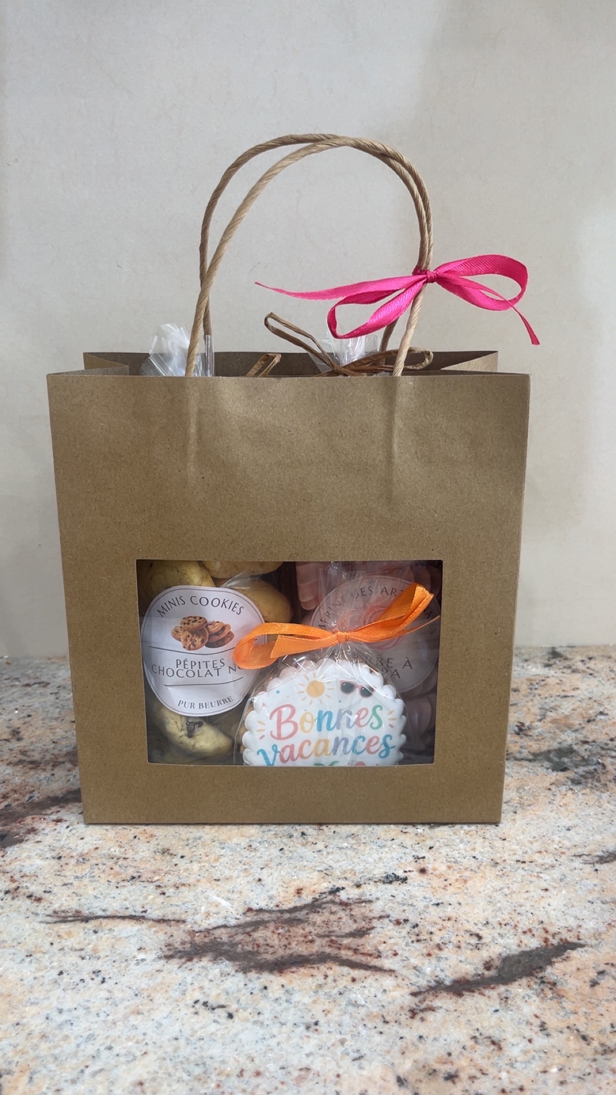 Pochette cadeau gourmande – Spécial fin d’année scolaire