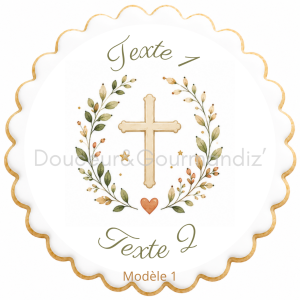 baptême 20 modèles aux choix