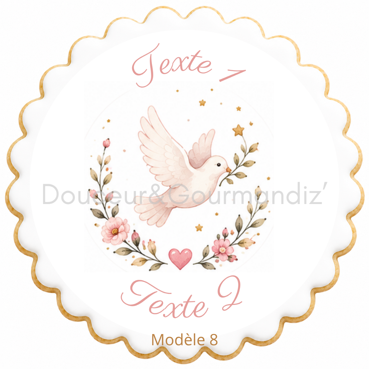Sablés personnalisés thème Baptême – Biscuits artisanaux décorés à la glace royale 20 modèles aux choix – Image 15