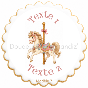 Carrousel 10 modèles aux choix