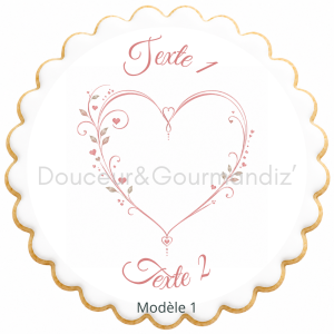 Coeur 15 modèles aux choix