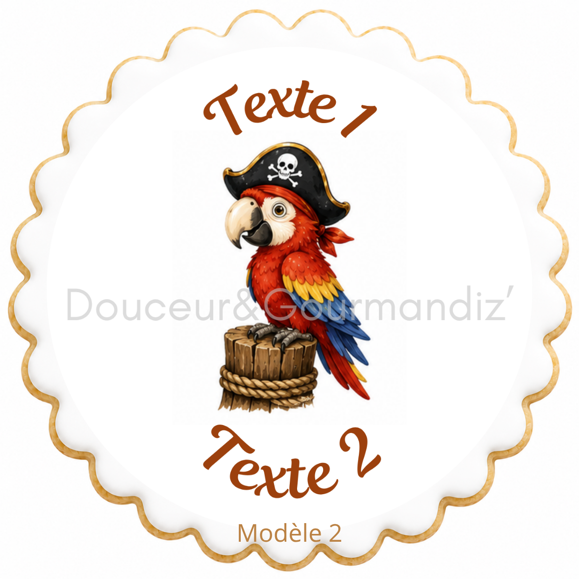 Sablés personnalisés thème Pirate – Biscuits artisanaux décorés à la glace royale 10 modèles aux choix – Image 9